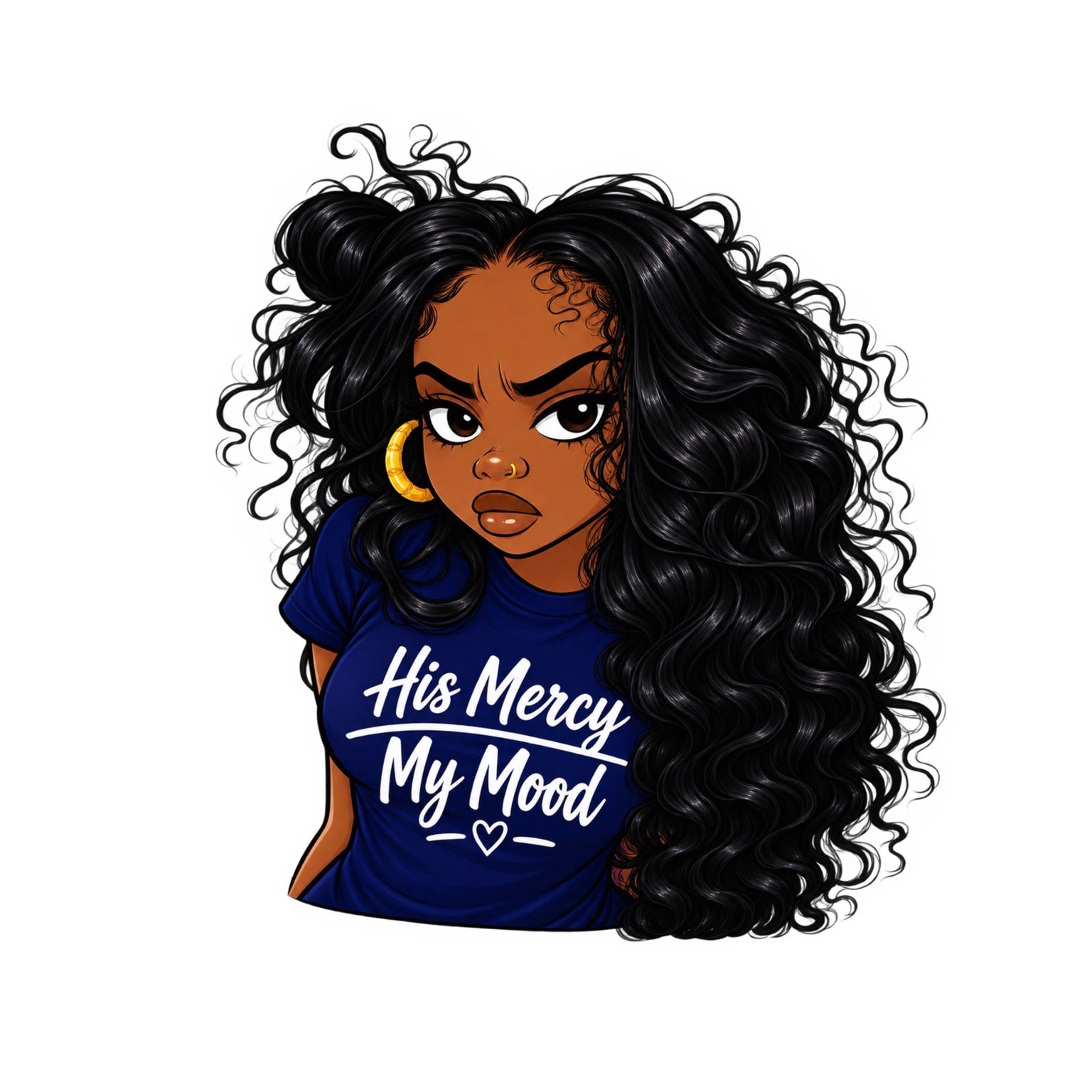 His Mercy My Mood sticker