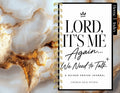 Lord, It’s Me Again We Need to Talk digital hyperlinked prayer journal for Goodnotes