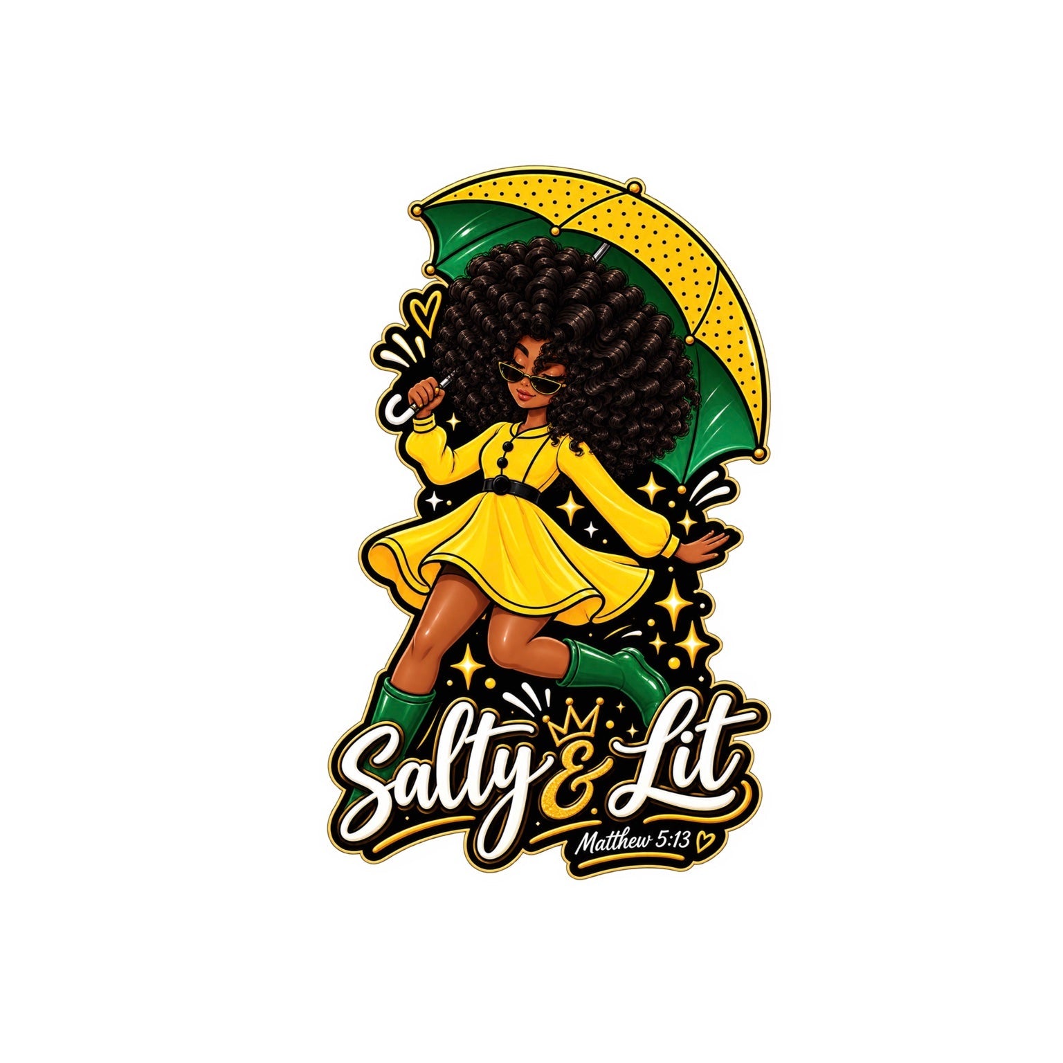 Salty and Lit sticker